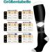 Blongw Compression Stockings for Men - 6 Pairs Knee Support Socks for Sports Flight Running & Travel - Assorted Sizes L-XL - Buy Online on SooperMarket.com