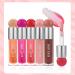 Big Brush Head Lip Gloss Moisturizing & Nourishing Lip Oil Non-Sticky Long Lasting Jelly Liquid Lipsticks Lip Tint Lip Glaze Makeup Gift for Women (# 103) - Buy Online on SooperMarket.com