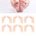 Jauarta 8 Pairs Toe Spreader for Bunion Relief - Flexible Sweat Resistant Toe Straightener (Light Skin Color) - Buy Online on SooperMarket.com
