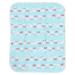 Wrapping waterproof breathable baby mattress washable and reusable diaper support for wrap mattresses for children or adults (blue)