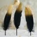 50pcs Dipped Gold & Silver 6-8 inch Goose Feathers for Crafts and Apparel - Gold & Black Feathers - Buy Online on SooperMarket.com