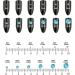 576PCS Aquamarine Rhinestones & Nail Crystals - SS30 (6.4mm & 6.5mm) for Stunning Nail Art | International Shipping - Buy Online on SooperMarket.com