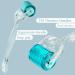 Buy Derma Roller Microneedle 192 Titanium Needles - Crystal Blue Face & Beard Roller for Home Use - Buy Online on SooperMarket.com