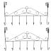 Baluue Clothes Hanger Clothes Rack 2pcs Door Hook Wall Mounted Towel Mounted Coat Hooks Storage Hangers Back Door Hooks Over Towel Holder Coat Hanger