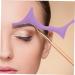 WOFASHPURET Eyebrow Shaping Stencil brow shaping template silicone makeup stencil eyebrow guide template mold eye protection Auxiliary Eyebrow Stencils 17.3x5.9cm Purple - Buy Online on SooperMarket.com