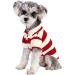 Stylish Striped Polo Shirt for Small Dogs | Summer Puppy Costume - Breathable Green Tee for Bichon & French Bulldog - Buy Online on SooperMarket.com