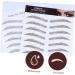FOYTOKI Authentic Eyebrows 4pcs Stimulation Grooming Tools Natural Girl Hair-like Women Transfer Shaping False Peel Hair- D 21x15cm Brown - Buy Online on SooperMarket.com