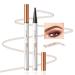 Eyebrow Pencil Light Brown 4 Point Microblading Eyebrow Pen Smudge-Proof Liquid Eyebrow Pencil with Micro-Fork Tip Long Lasting Brow Pen To Create Exquisite and Natural Eyebrows By Aaiffey(01#) 01# Light Brown