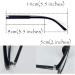 RANARA Replacement Eyeglass End Tips - Durable Plastic Arms & Accessories in Black | 1 Pair Eyeglass Replacement Temples for International Shipping - Buy Online on SooperMarket.com