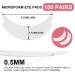 100 Pairs Foam Eye Pads for Lash Extensions - Lint Free, Hypoallergenic & Latex Free - Buy Online on SooperMarket.com