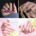 1200PCs Almond Shape Fake Nails - 12 Sizes Acrylic Nail Tips for Manicure & Nail Art - Clear & Natural Finish - Buy Online on SooperMarket.com