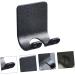 Osaladi 12-Pc Razor-Free Bathroom Hooks | Decorative Wall Hook for Cabinets | Child-Safe Aluminum | Black | Efficient Space-Saving Solution - Buy Online on SooperMarket.com