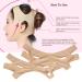 V Face Chin Bandage Belt & Facial Slimming Mask - Skin Color S | Face Slimming Solutions for a Defined Look | International Shipping Available - Buy Online on SooperMarket.com