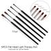 5-Piece Professional Nail Brush Set | Nail Art & Design Brushes for DIY UV Gel & Acrylic Nail Art | Black Nail Accessories - Buy Online on SooperMarket.com