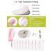 Kalolary 20PCS White Semi Cured Gel Nail Polish Strips - Waterproof Adhesive Full Wrap Stickers with Nail File - UV/LED Lamp Required - Buy Online on SooperMarket.com
