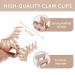 6 PCS Strong Hold Matte Large Claw Hair Clips for Thick Hair - Neutral Non-Slip Hair Accessories for Men and Women - Modern and Cute Hair Clips for All Hairstyles - Buy Online on SooperMarket.com