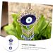 ABOOFAN 3pcs Blue Pendant Keychain Accessories Blue Eye Amulet Ornament Hanging Pendant Charm Devil Eye Rear - Buy Online on SooperMarket.com