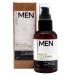 Vitabath Men's Beard Oil Soothing Natural Hemp & Jojoba Moisturizer - Healthy Hydrated More Manageable Facial Hair - Lime & Cedarleaf - 2 fl oz
