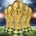 14.1 EOFLW World Cup Replica Trophy 2022 - Resin Soccer Collectible for Sports Fans - Gold Desktop Decor - Buy Online on SooperMarket.com