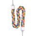 Balacoo Bird Perch Rope Bungee Bird Toy Cage Parrot Chewing Toy (40cm) Size 1 - Buy Online on SooperMarket.com