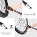 Beto MTB Bike Tire & Shock Pump - 300psi High Pressure for Rear Shock & Suspension Fork - Schrader/Presta Valve Adapter - Dial Gauge & Bleed Valve Included - Buy Online on SooperMarket.com