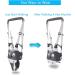 IULONEE Baby Walking Harness Breathable Mesh Handheld Toddler Helper Assistant Child Walker Help Standing Up and Walking Belt Learning Helper Infant Safety Harness for 7-24 Month Baby (Mesh Grey) - Buy Online on SooperMarket.com
