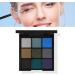 9 Colors Eyeshadow Palette Makeup Palette Eye Shadows Easy Coloring Eyeshadow Makeup Kit Matte Glitter Shimmering Highlighting for Makeup (Type 1) - Buy Online on SooperMarket.com