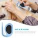 Dog Comb - Open Knot Grooming Trimmer for Pets | Black Puppy Brush - One Size - Buy Online on SooperMarket.com