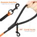 Joytale 10m Reflective Dog Leash - Padded Handle 2 Carabiner Hooks Nylon Training Line for Small Dogs & Puppies - Durable Orange Color - Buy Online on SooperMarket.com