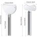 6 Pack Metal Toothpaste Squeezer Stainless Steel Tube Key Roller - Bathroom Creams Paint Tool (Silver) - Buy Online on SooperMarket.com