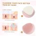PLAFOPE Silicone Face Brush Clipper Grippers Face Brush Scrubber Silicone Scrubbers Facial Cleansing Brush Face Brush for Women Makeup Remove Brush Pink Silicone Brush Manual 8x6cm Pink - Buy Online on SooperMarket.com