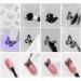 Flower Nail Silicone Mold 3D Butterfly Embossing Gel Print Stencil Nail Carving Template Tool For Nail Decors JT030 - Buy Online on SooperMarket.com