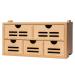 Bucasso Wooden Model Kit Tool Storage Rack, Wooden Paint Rack with MDF Material, Model Tool Kit Organizer, Paint Organizer, Craft Supplies Storage, Brush/Tool Holder for Tamiya Gundam Tools, GK2