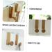 Alipis Wood Cupboards Hat Home Door Hooks Hats Key Coat Hanging Wooden Iron Bedroom Hook Umbrella Punch - Buy Online on SooperMarket.com