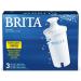 Brita Standard Water Filter Replacement - 3 Count, BPA Free for Pitchers & Dispensers - Buy Online on SooperMarket.com