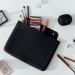 FERYES Silicone Makeup Bag - Premium Travel Toiletry Bag for Women - Easy Carry Cosmetic Bag for Beauty Tools and Brushes (Black) - Buy Online on SooperMarket.com