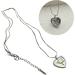 Oralgos Adjustable Love Shape Necklace - Tulip Heart Pendant Collarbone Chain | Elegant French Style Accessories for Women - Buy Online on SooperMarket.com
