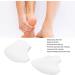 Stop Cracked Heels Toeless Spa Gel Socks for Foot Treatment Care 4 Pair Moisturizing Heel Socks Open Toe Socks for Dry Hard Cracked Heels(White) - Buy Online on SooperMarket.com