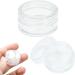 50 Pieces Transparent 5ml Mini Cream Jars with Screw Cap - Perfect for Cosmetics & Lip Balm | International Shipping Available - Buy Online on SooperMarket.com