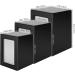 NEWDREAM Dog Urns for Ashes - Wood Keepsake Memorial Pet Ashes Photo Box in Black - Buy Online on SooperMarket.com