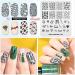 Nail Stamping Plate Fashion Diamond Lipstick Make Up Beauty Theme Multi-Pattern Stamp Print Image Stamp Template Nail Art for Nail Design 3# - Buy Online on SooperMarket.com
