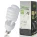 Qeeheng UVB lamps for reptiles 5.0 turtle light bulb for water turtles Tropical Terrarium Lamps Energy-saving calcium supplement for tropical rainforest amphibian snake lunch (UVB5.0 26W) 1 piece (1 Pack)