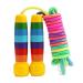 Springs rope children 280cm adjustable rope jumping children with wooden handle 7 colors rainbow skipping rope kids for boys and girls fitness