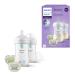Philips Avent Natural Response gift set for babies: 2x natural response bottles with airfree valve 260 ml (from 1 month) 2x Ultra Air Schnuller (0-6m) (model SCD657/12) 260ml 2 bottles + 2 pacifiers