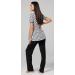 HAPPY MAMA Women's Maternity Nursing 3pcs Nightwear Set - Black Hearts & Black - Buy Online on SooperMarket.com