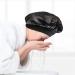 Wide-Brimmed Satin Night Caps 3-Pack for Women - Wine Red, Black, Silver - Buy Online on SooperMarket.com