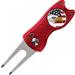 kaveno Golf Divot Tool, Foldable Stainless Steel Switchblade with USA Golf Ball Marker Red USA Eagle