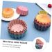 12 Pcs Silicone Muffin Cup Silicone Molds Reusable Cupcake Liners Reusable Baking Molds Delicate 7.5X6.3CM Assorted Color - Buy Online on SooperMarket.com