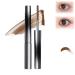 Lijieyou Curling Iron Mascara Curling Iron Mascara Washable Mascara Makeup Extra Slim Metal Mascara Long Lasting Waterproof and Sweatproof Mascar (Color : Brown)