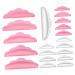 DRESSOOS 20 Pairs Eyelash Aid Eyelash Perming Curler Reusable Lash Lifting Pads Makeup Tools Eyelash Lifting Pads Lash Lift Pads Medium Eyelash Pads Eyelash Perming Pad Lash Lift Tools